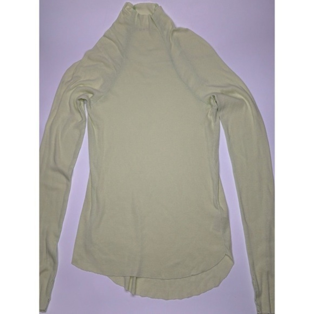 KOTO‎ Mock Neck Ribbed Long Sleeve Top Men's Apparel Mens Large Green
